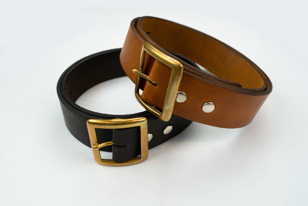 STEVENSON OVERALL CO. GALLISON COWHIDE BELT (SPECIAL EDITION)