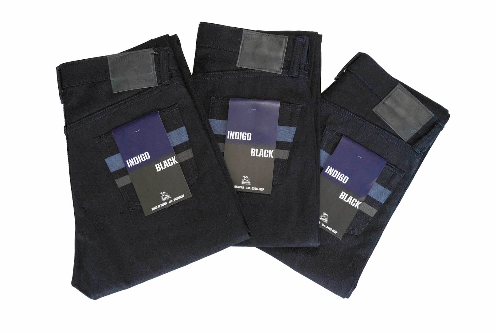 Momotaro 15.7oz 'Indigo X Black' IBSP Denim - CORLECTION