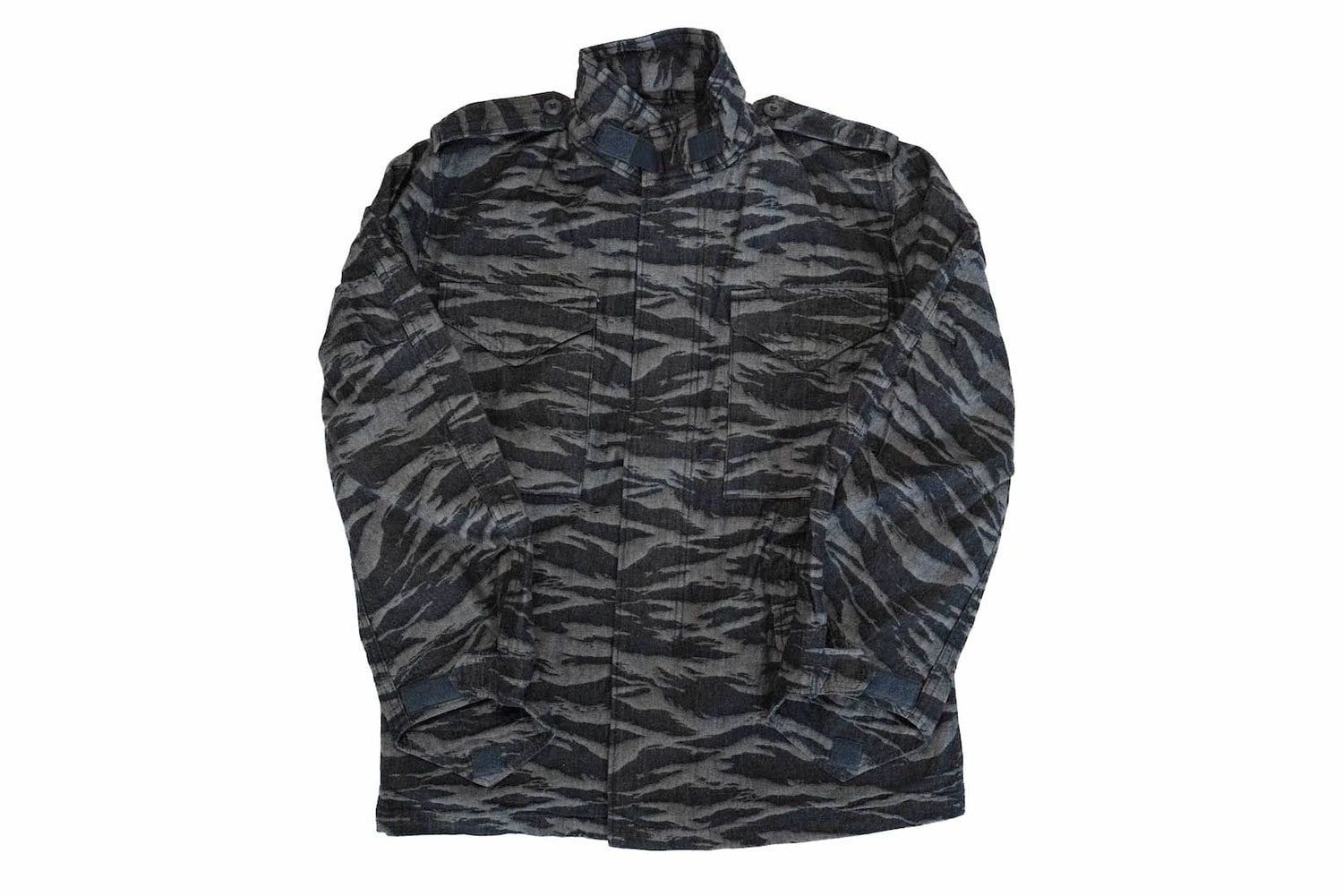 Stevenson Overall Co 'Blueforce' Indigo Camo M-65 Jacket