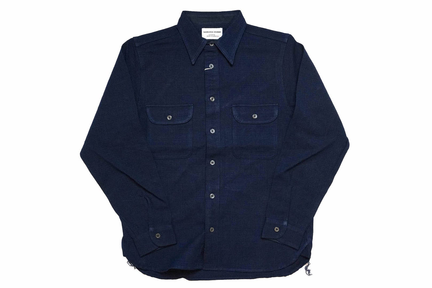 Samurai 11oz Indigo Sashiko Utility Workshirt