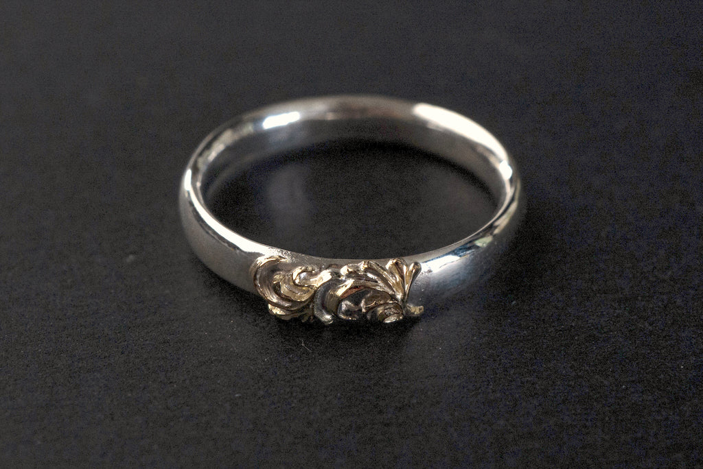 Legend Size Large "Golden Ivy" Ring (R-71-L)