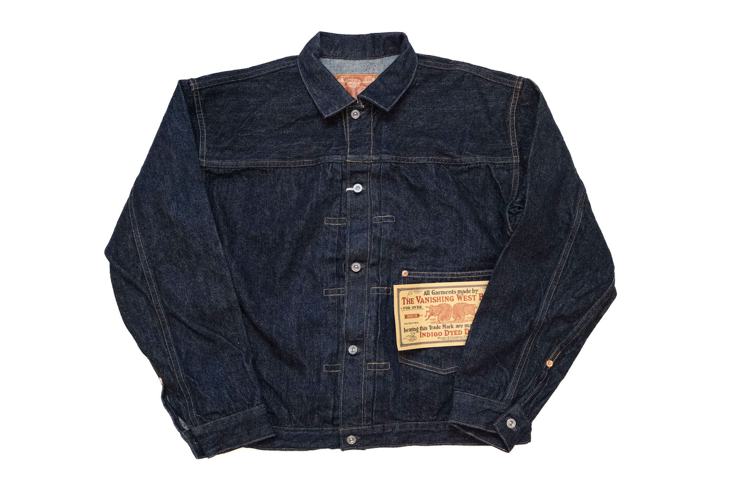 Freewheelers 14oz "506XX 1922" Pleated Front Denim Blouse