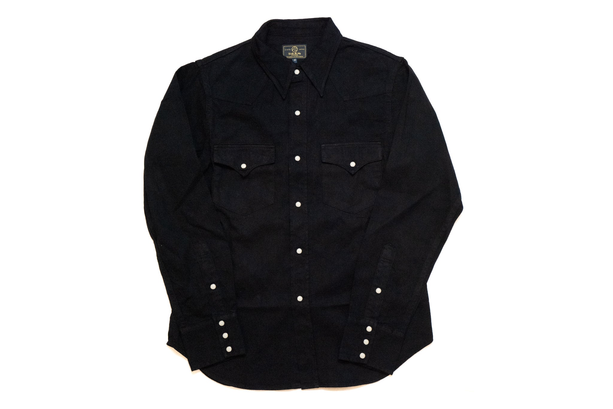 即完品】satou 25AW dokan wide denim 〝kuro〟 The Studio D