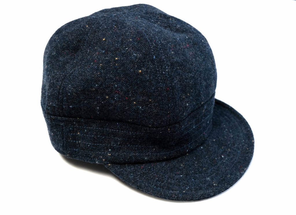 FREEWHEELERS "GUTHRIE" NEP WOOL TWEED CAP