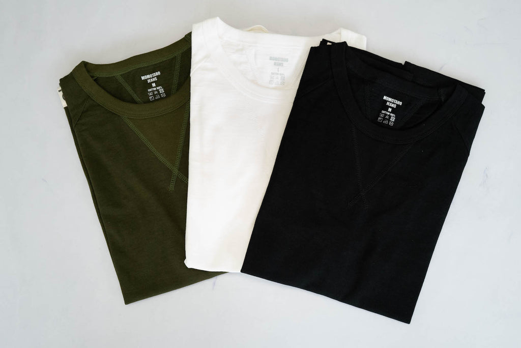 MOMOTARO 7OZ 'ATHLETIC' TUBULAR TEE