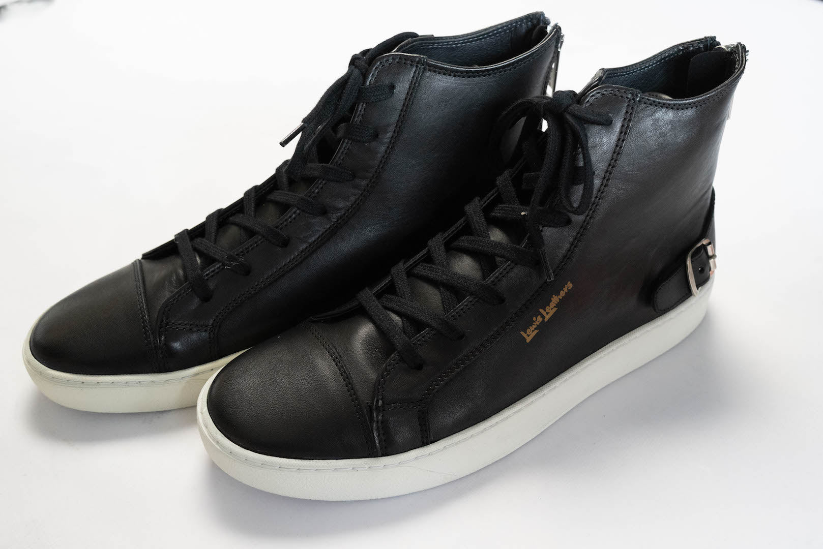 LEWIS LEATHERS FULL GRAIN 'SIDECAR' SNEAKERS - CORLECTION