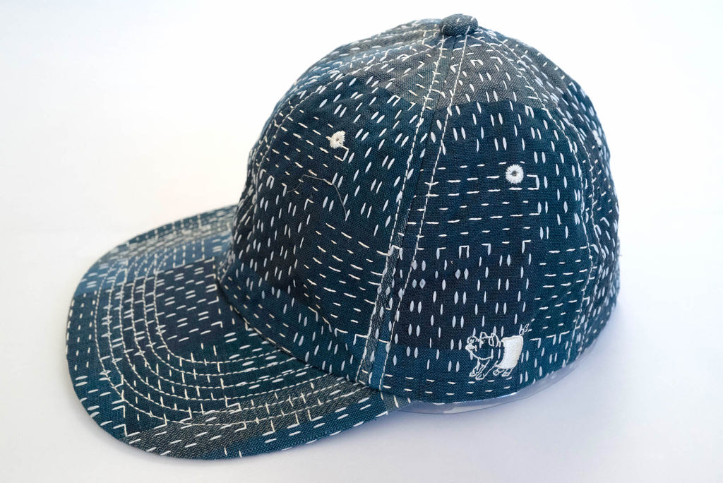 STUDIO D'ARTISAN 12OZ INDIGO NORAGI BASEBALL CAP