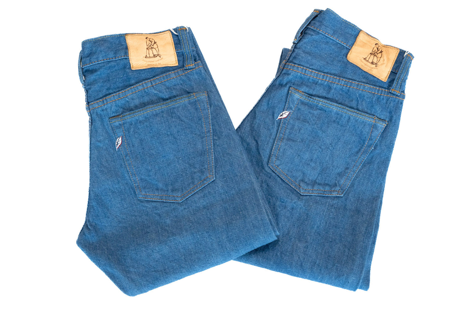 PURE BLUE JAPAN 14.5OZ "HIPPIE BLUE" DENIM