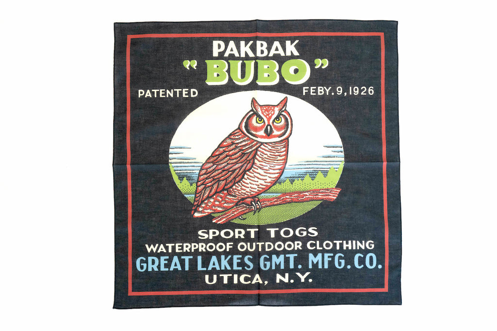 FREEWHEELERS "BUBO" BANDANA (BLACK)