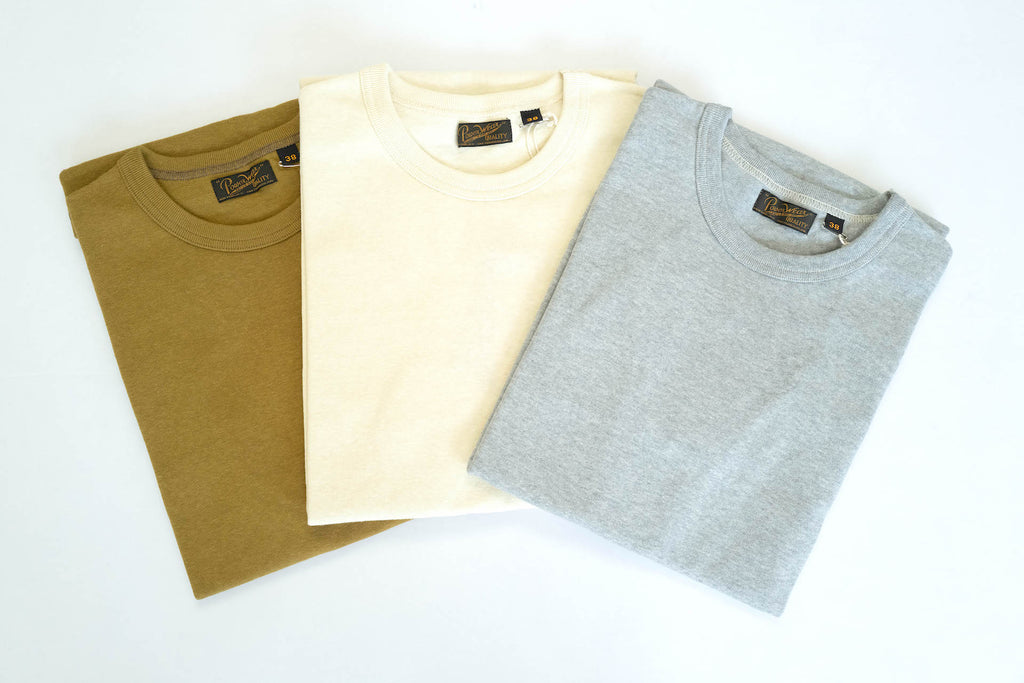 FREEWHEELERS "MILITARY UNDERWEAR" LOOPWHEELED TEE