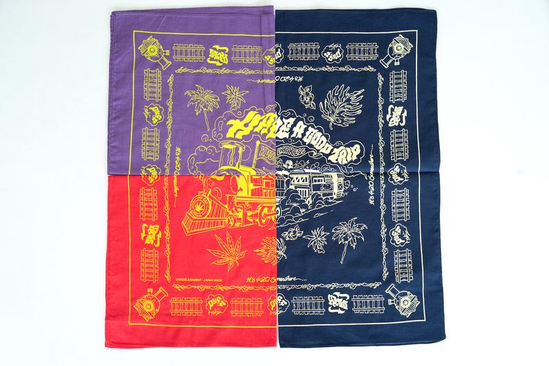 UNIQUE GARMENT 'HAVE A GOOD TRIP' BANDANA