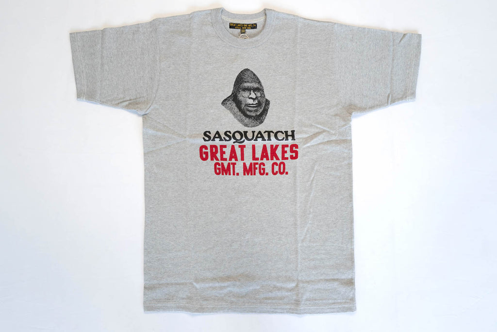 FREEWHEELERS "SASQUATCH" LOOPWHEELED S/S TEE (MIX GREY)