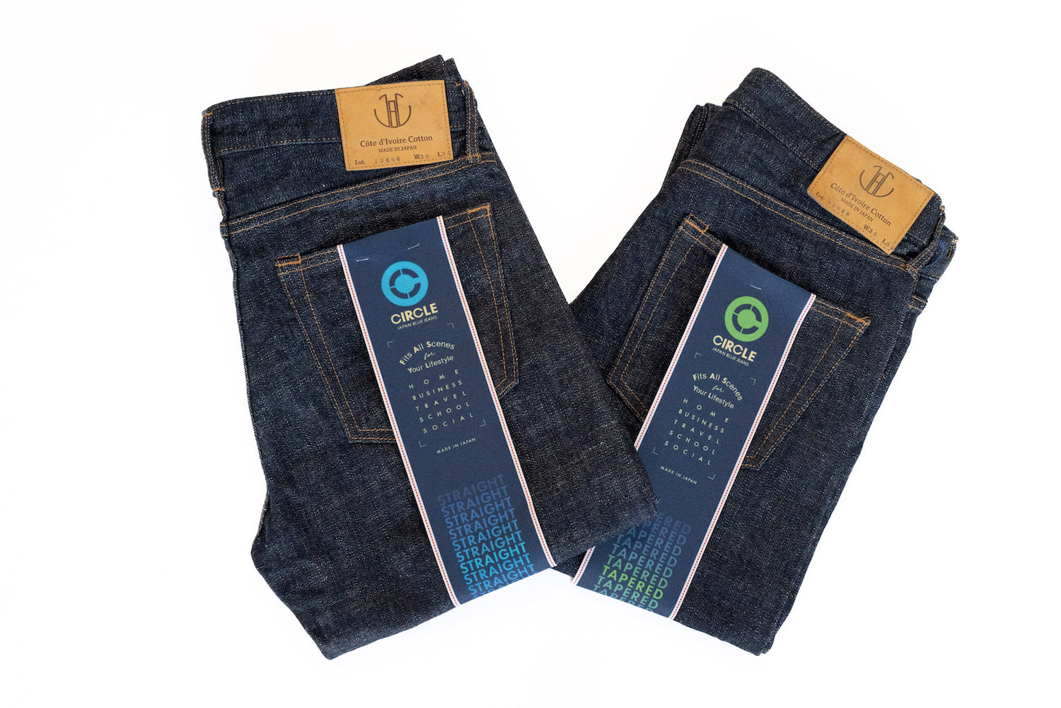 JAPAN BLUE 16.5OZ 'CIRCLE' MONSTER DENIM