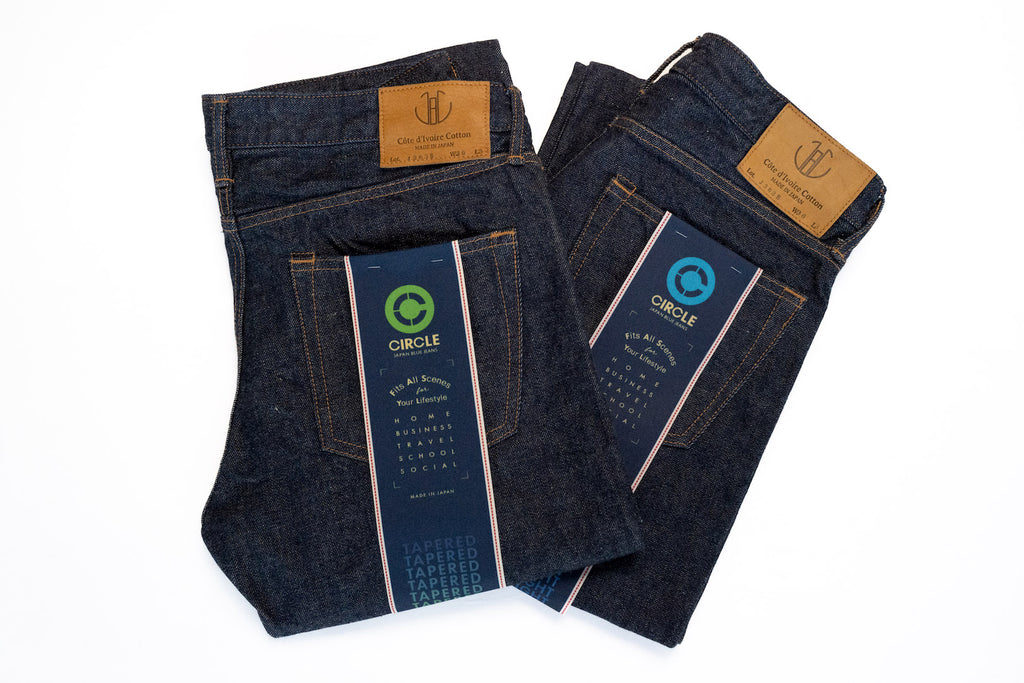 JAPAN BLUE 13.5OZ 'CIRCLE' DENIM