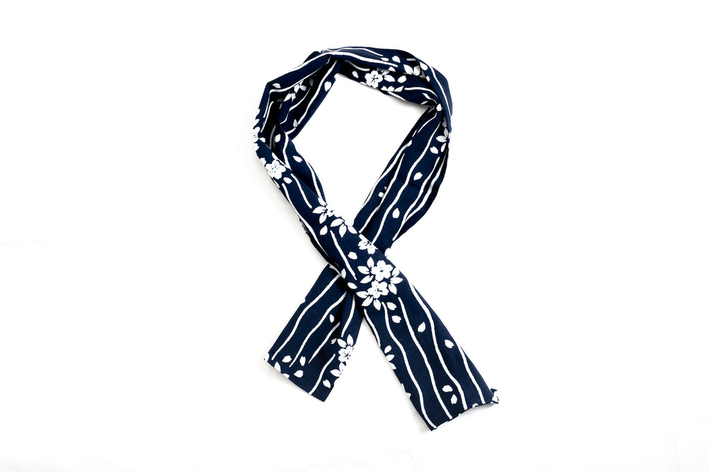 BLUE BLUE JAPAN ‘INDIGO SAKURA’ SCARF