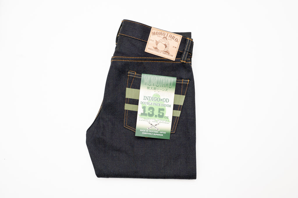 MOMOTARO 0306-GRSP 13.5OZ "MILD SLUB" DENIMS (SUPER SLIM TAPERED FIT)