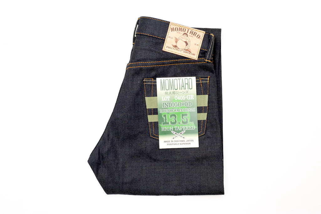 MOMOTARO 0405-GRSP 13.5OZ "MILD SLUB" DENIMS (HIGH TAPERED FIT)