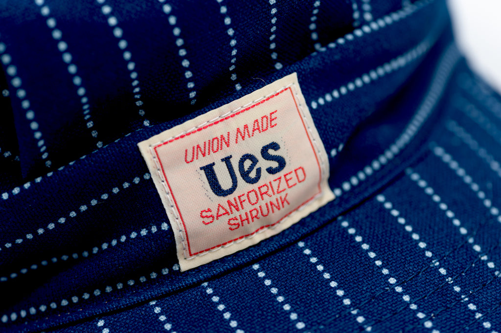 UES 12OZ INDIGO WABASH WORK CAP