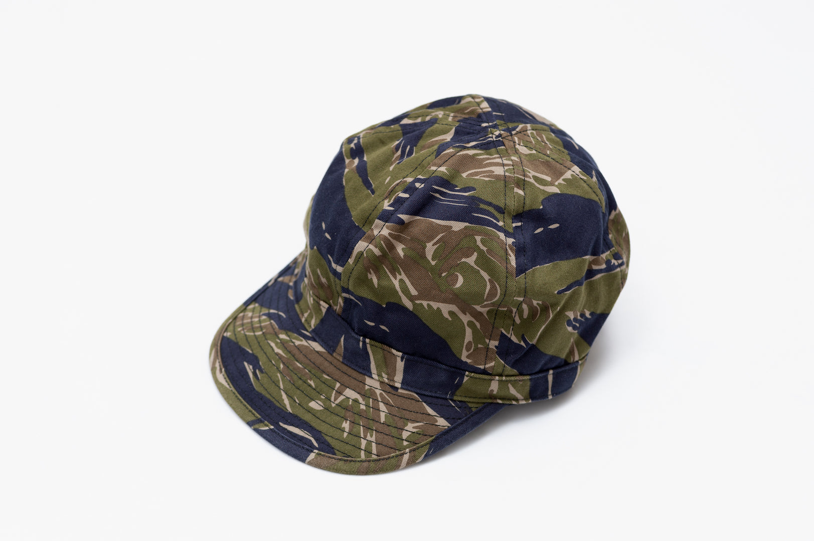 MOMOTARO 11OZ 'TIGER CAMO' MECHANIC CAP - CORLECTION