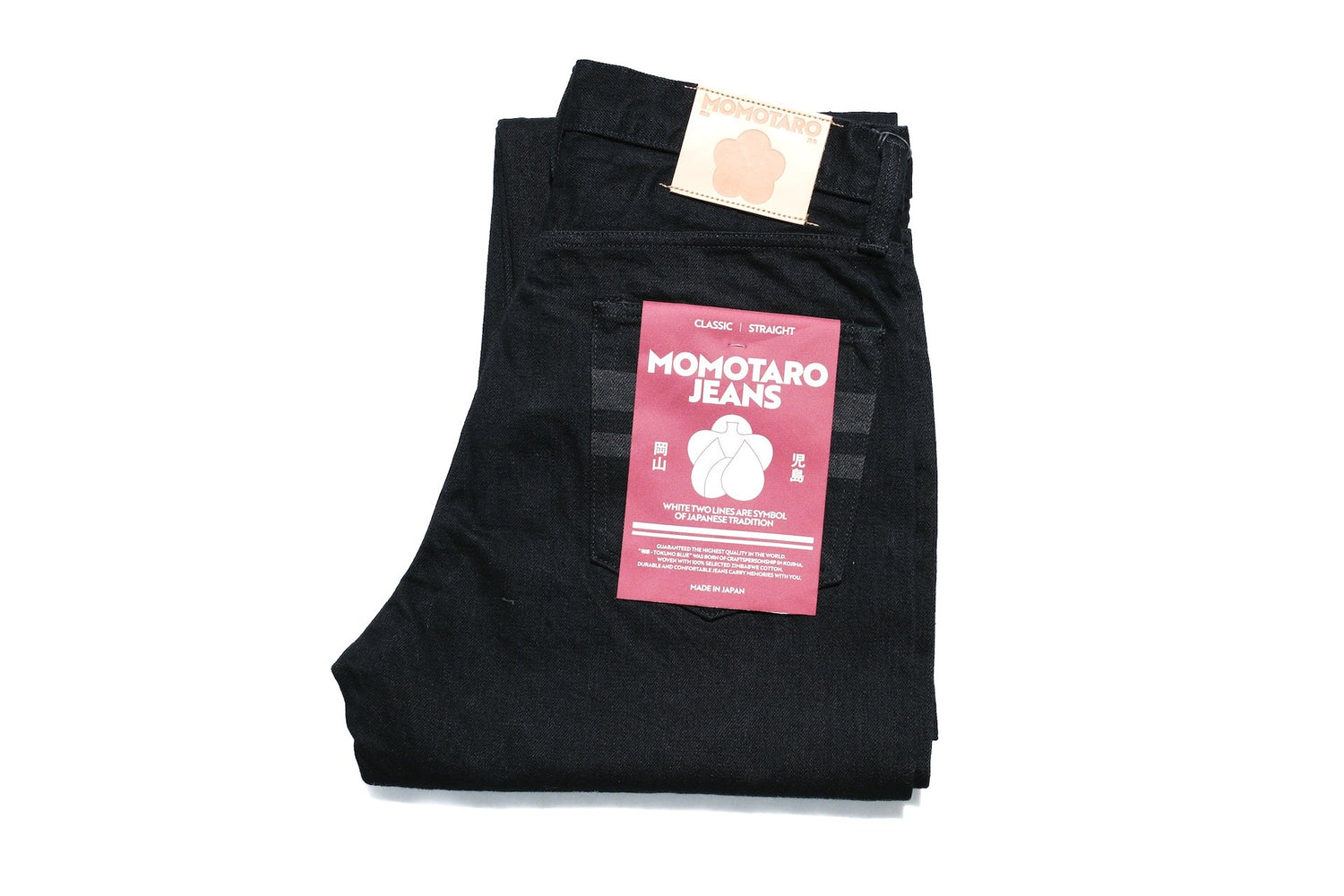 MOMOTARO JEANS 15.7oz "Black GTB" #Z101 Denim (Classic Straight fit)