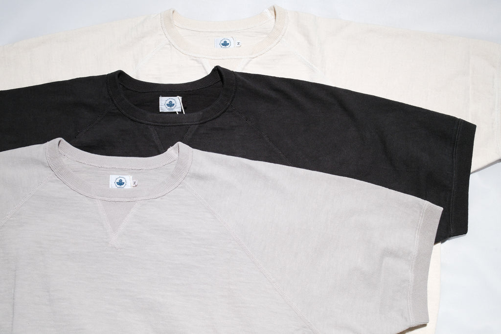 Omoto Denim 12oz “Neppy Textured” S/S Raglan Sweat Tee
