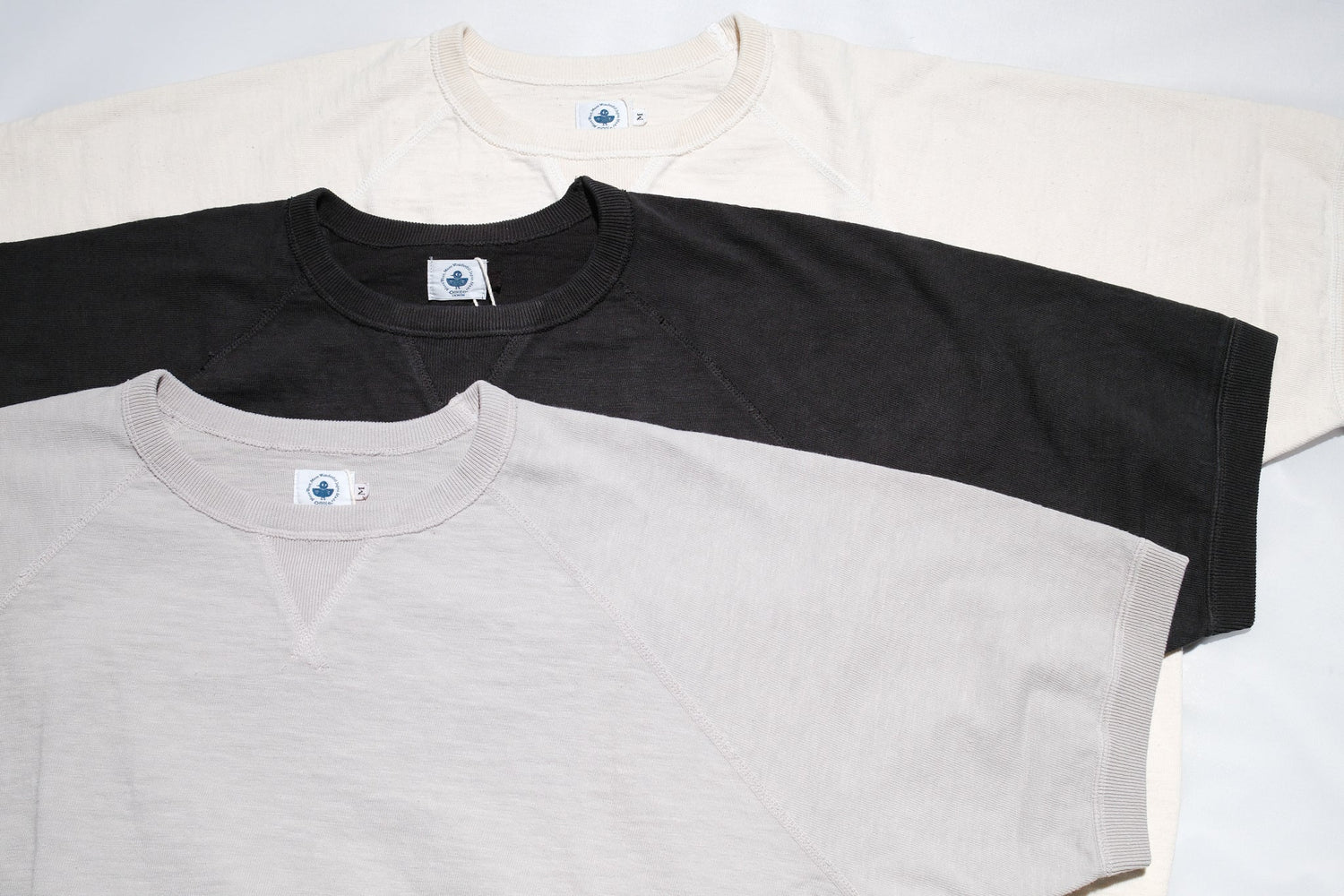Omoto Denim 12oz “Neppy Textured” S/S Raglan Sweat Tee