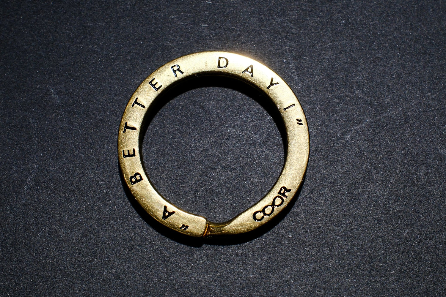 CORIGINAL G.O.T Ultra-Thick Brass Key Ring