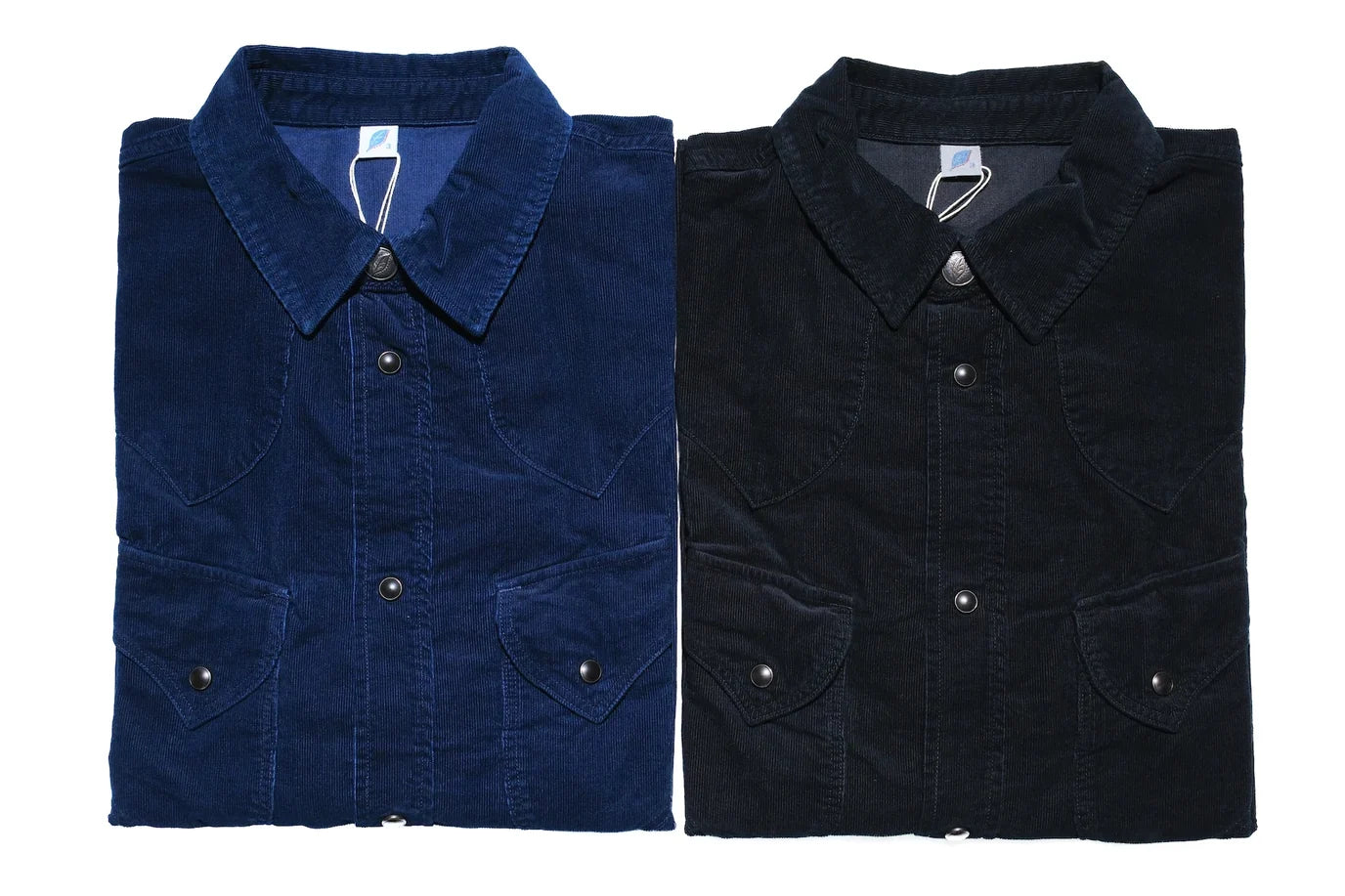 Pure Blue Japan 8oz "Silky-Smooth" Corduroy Western Shirt