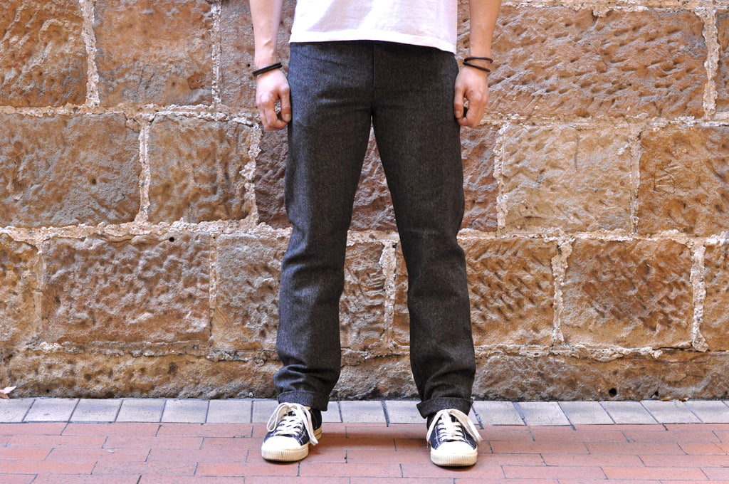 STEVENSON OVERALL CO "GAMBLER" 12OZ COVERT TWILLS CHINOS (STRAIGHT TAPERED FIT)