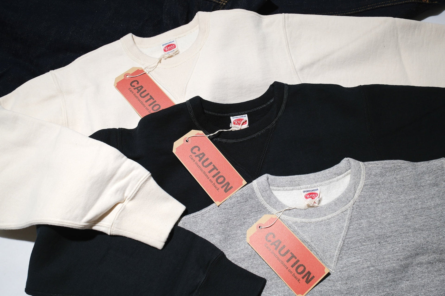 RAGGY CLOTHING 14oz “Pound Cake” Loopwheeled Sweatshirt
