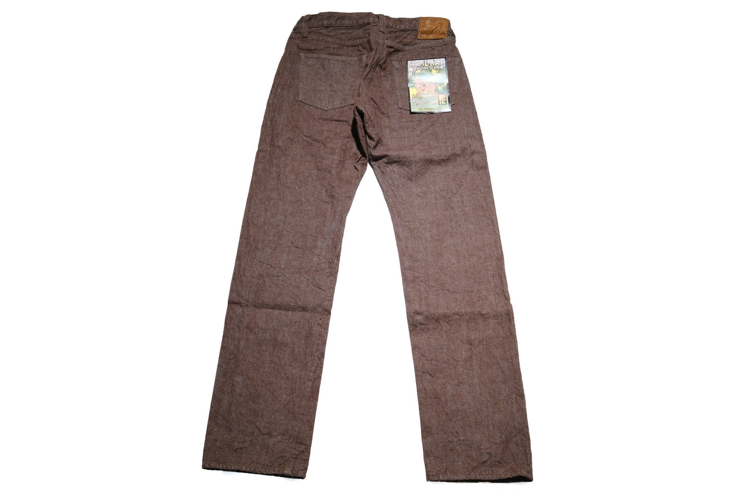Samurai 15oz “Kanoko Brown” S0150BRX Denim (Regular Straight Fit)