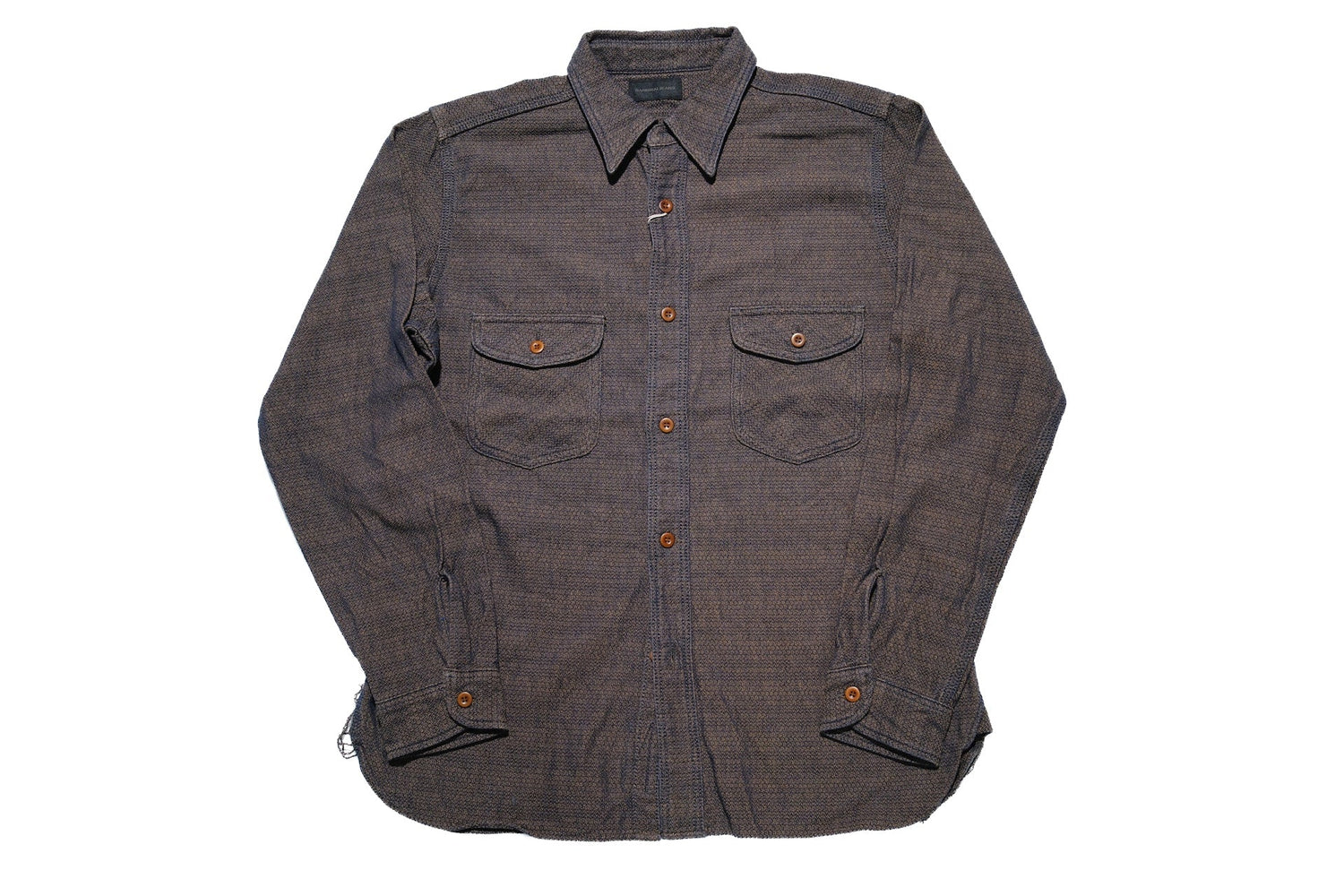 Samurai 10oz “Konako Ai-Madara” Sashiko “Overseas Edition” Work Shirt