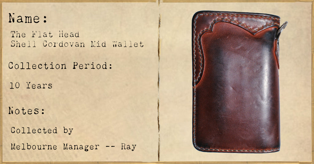 FILE 033: The Flat Head Shell Cordovan Mid Wallet -- 10 Years of Use