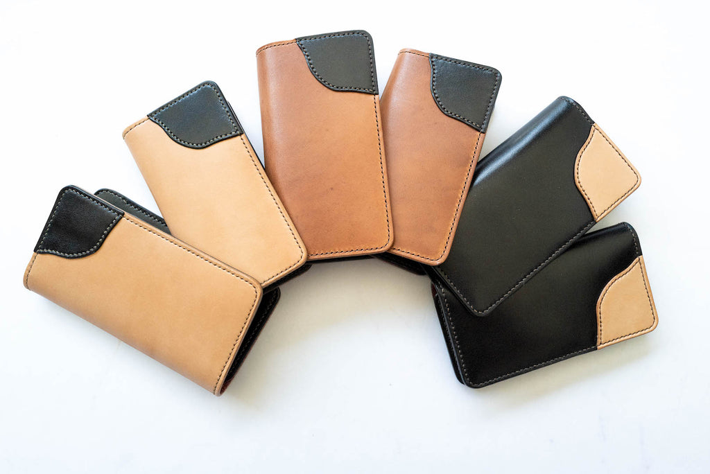 THE FLAT HEAD FULL GRAIN COWHIDE IPHONE WALLET