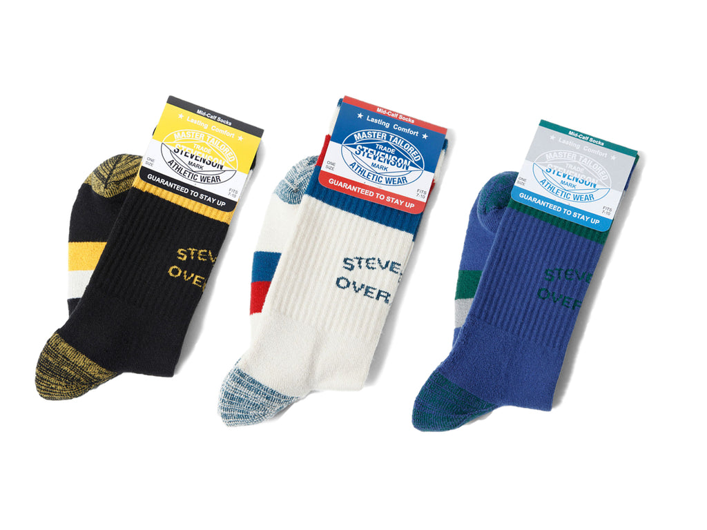 STEVENSON OVERALL LOGO ATHLETIC SOCKS