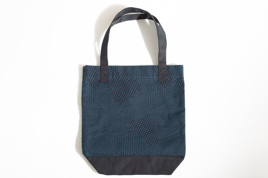 Blue Blue Japan Indigo Dyed Sashiko Patchwork Totebag