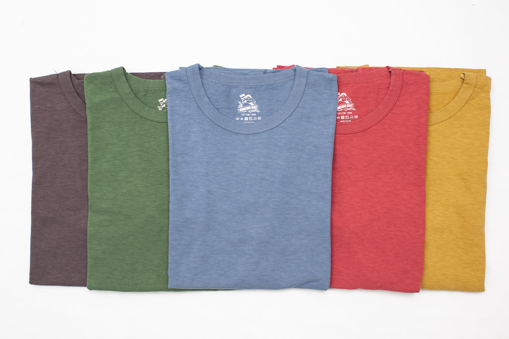 MOMOTARO 7.5OZ 'ACTIVE DYED' GTB TEES