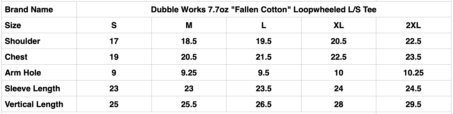 Dubble Works 7.7oz "Fallen Cotton" Loopwheeled Signature L/S Tee (Emerald)