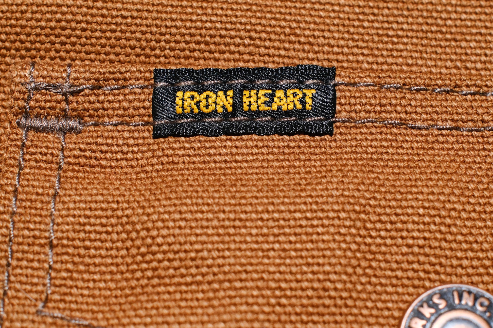 Iron Heart 17oz Duck Canvas CPO Jacketed Shirt (Brown)