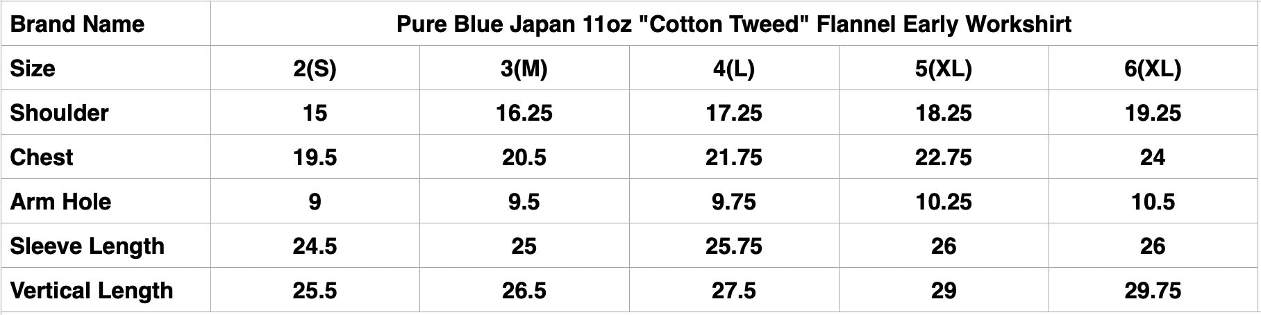 Pure Blue Japan 11oz "Cotton Tweed" Flannel Early Workshirt (Navy)