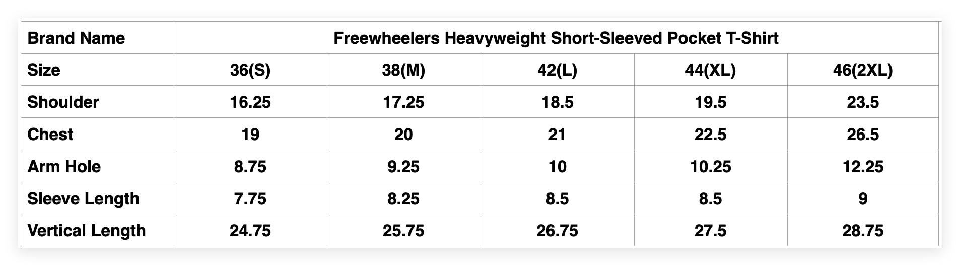 Freewheelers Heavyweight Short-Sleeved Pocket T-Shirt (Jet Black)