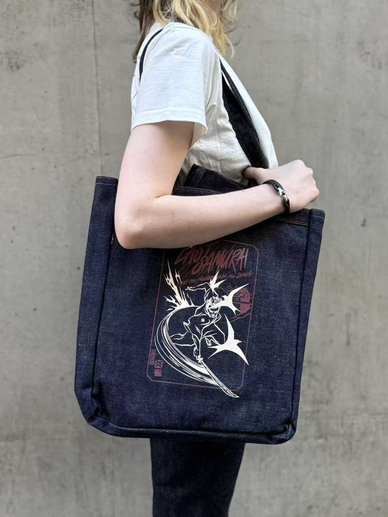Samurai X CORLECTION 25oz "Last Samurai" Denim Totebag (Indigo)