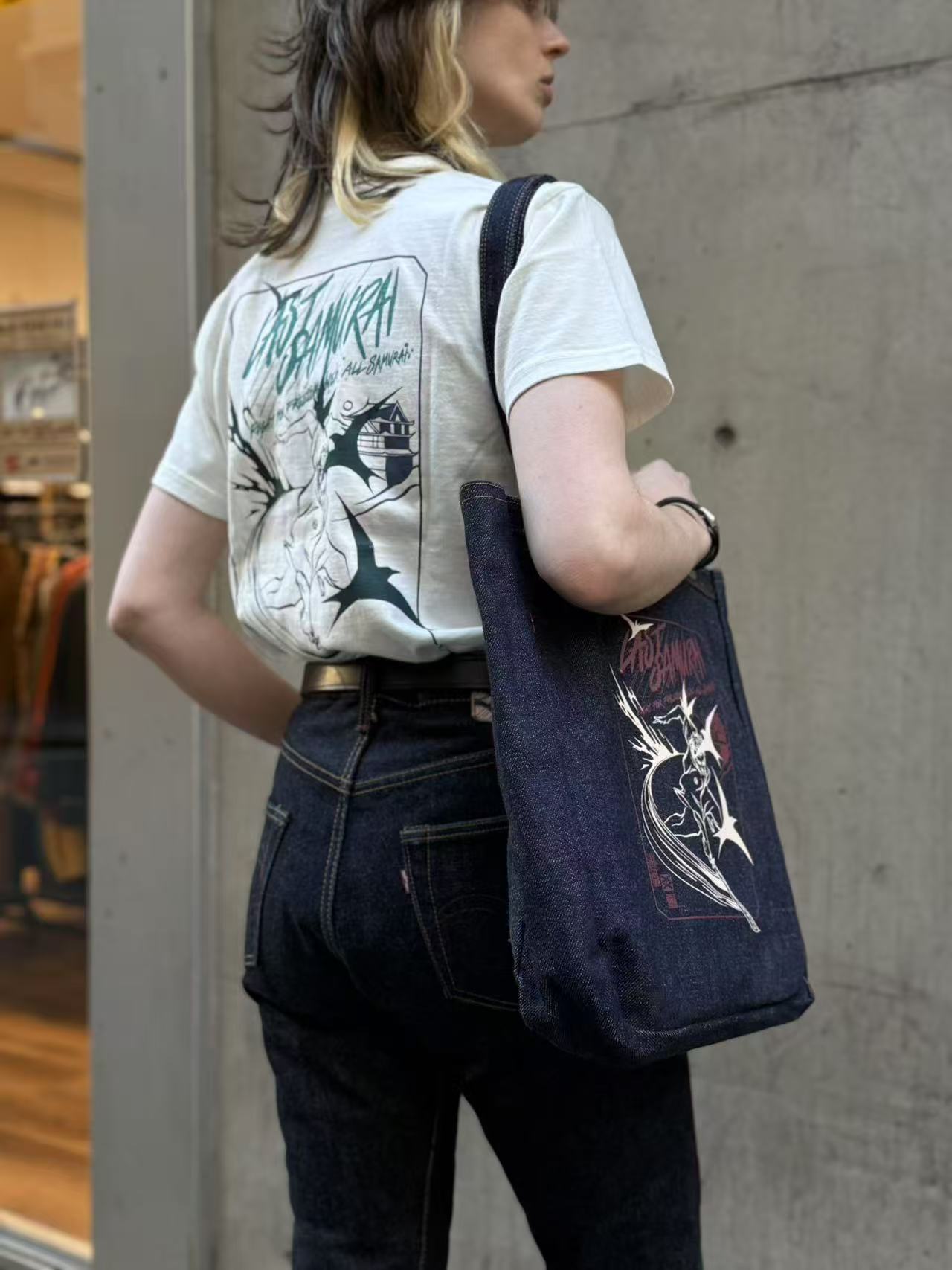 Samurai X CORLECTION 25oz "Last Samurai" Denim Totebag (Indigo)