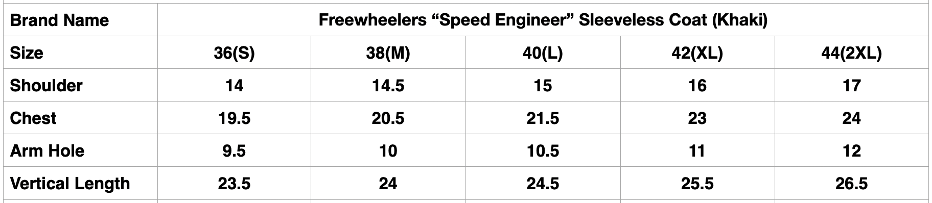Freewheelers “Speed Engineer” Sleeveless Coat (Khaki)