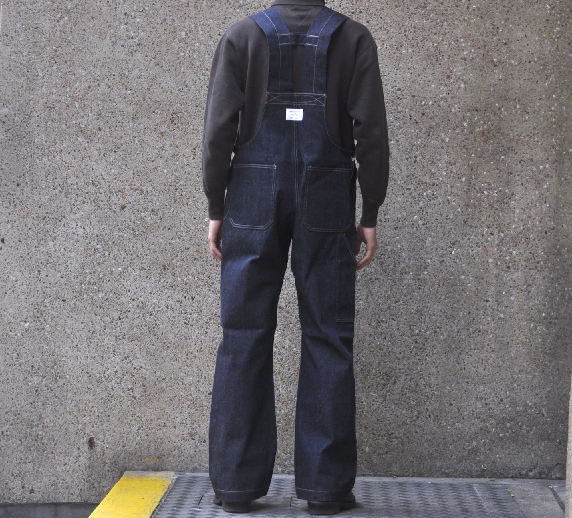 Warehouse Co. Late 30s 12.5oz Indigo Dyed Denim Overalls