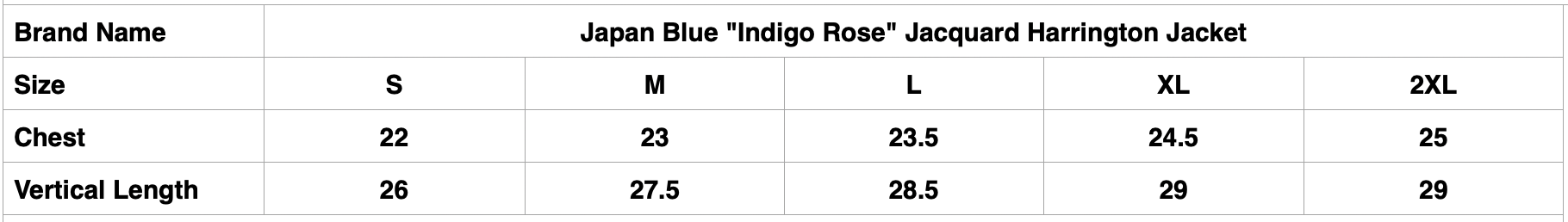 Japan Blue "Indigo Rose" Jacquard Harrington Jacket