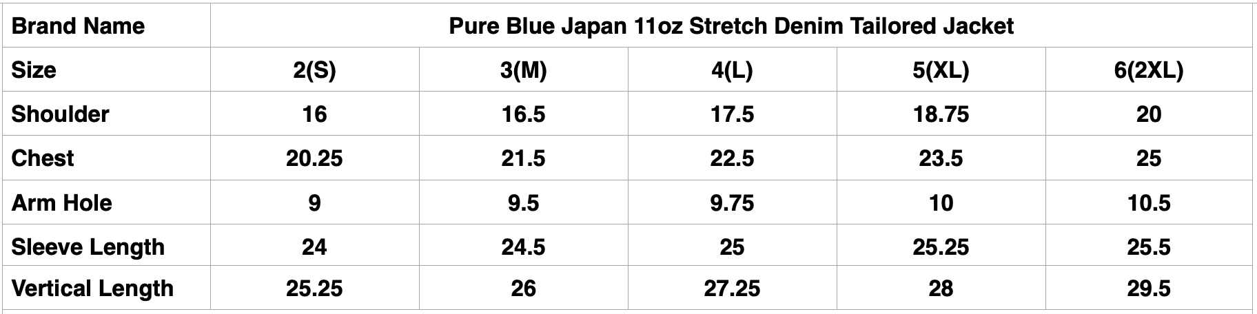 Pure Blue Japan 11oz Stretch Denim Tailored Jacket (Indigo)