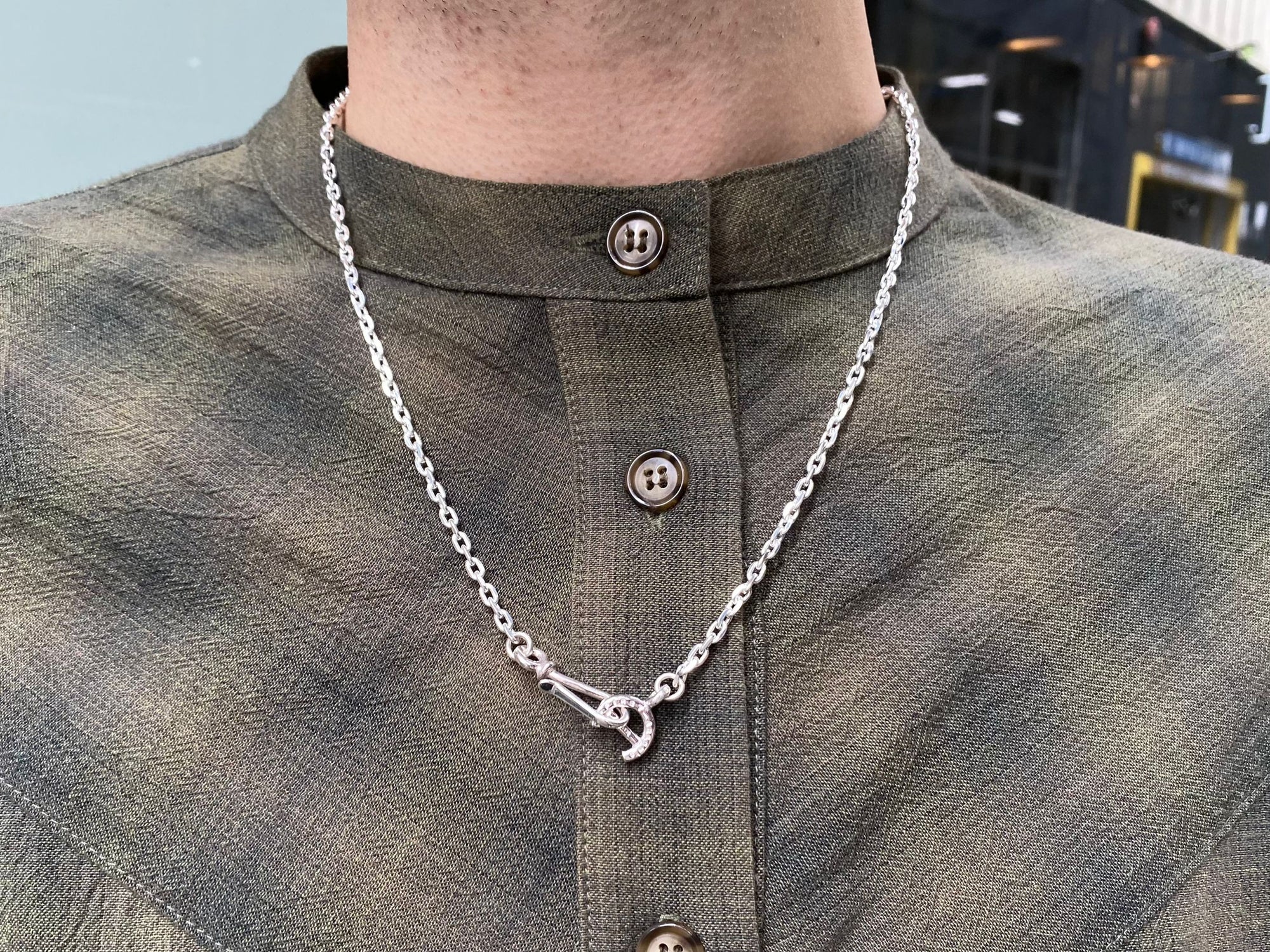 First Arrow's Size Small Silver Chain (O-063)