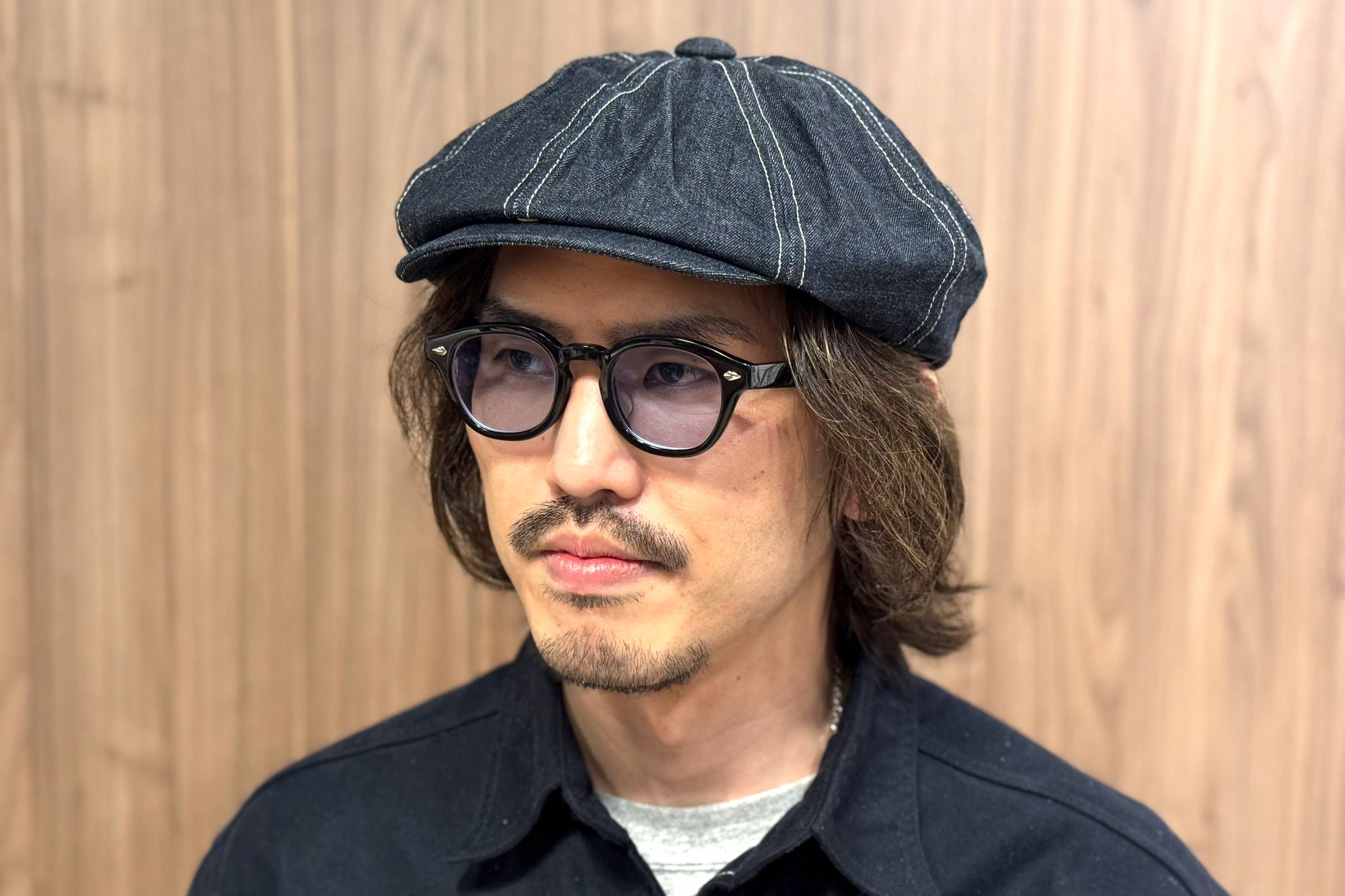 Samurai 10oz Indigo Dyed Denim Casquette Cap
