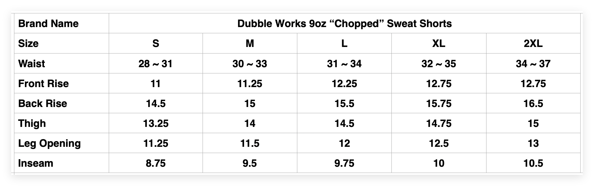 Dubble Works 9oz “Chopped” Sweat Shorts (Heather Grey)